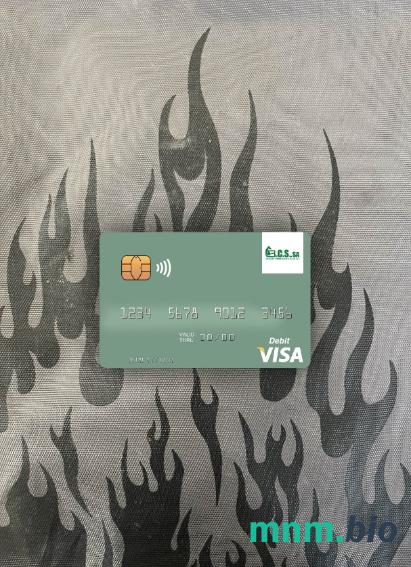 Mali Banque Commerciale du Sahel visa obciążyć card wygląd fotograficzny skan PSD + zdjęcie